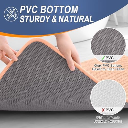 OLANLY Thick Memory Foam Bathroom Rugs 30x20, Absorbent Bath Mat - Image 4