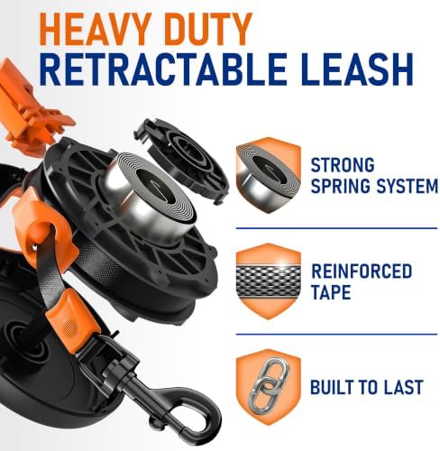 20.1 ft Retractable Dog Leash for Dogs 10–100 lbs - Image 6