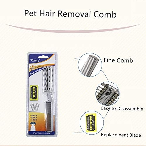 2Pcs Razor Comb for Dogs Cats - Image 7