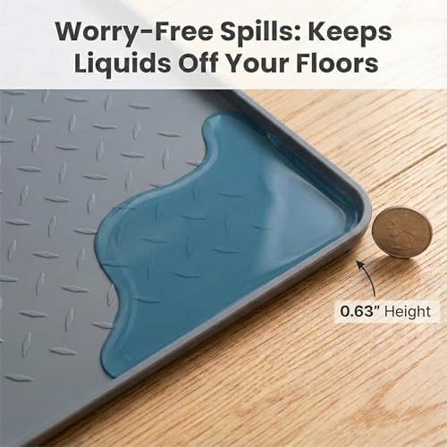 XL Cat Litter Mat: Premium Silicone Waterproof Litter Box Mat - Image 3