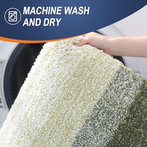 OLANLY Small Bathroom Rugs 24x16, Extra Soft Absorbent Microfiber Bath Rugs - Image 6