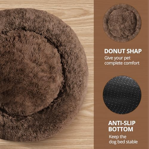 JOLLYVOGUE Calming Dog & Cat Bed 45" - Image 3