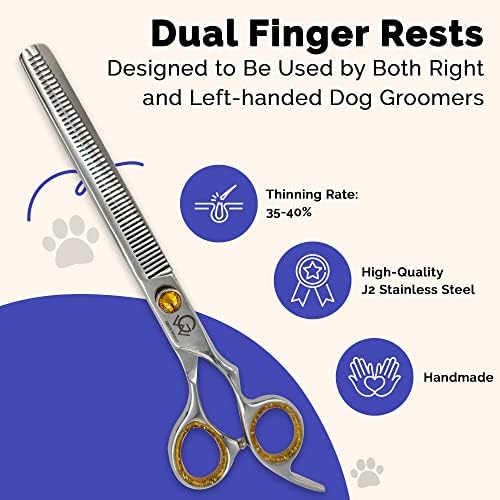 8.5'' Professional Thinning Grooming Scissors - Image 6
