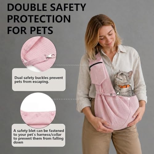 Dog Sling Carrier Adjustable Strap Bag - Image 6