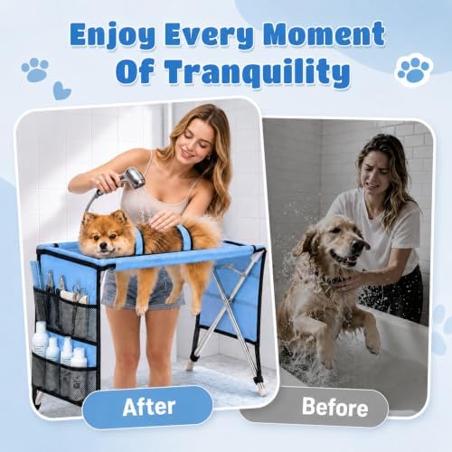 Foldable Grooming Hammock for Small Dogs & Cats, Pet Grooming Table - Image 3