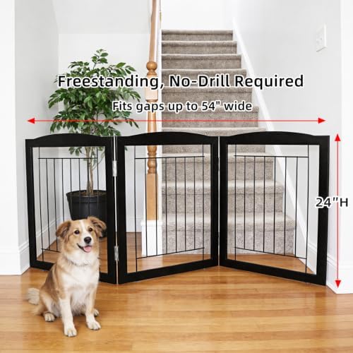 ZJSF Freestanding Foldable Dog Gate - Image 2