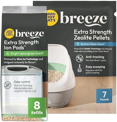 Purina Tidy Cats Breeze Cat Litter Extra Strength Refill Bundle by PurinaTidyCatsLitter