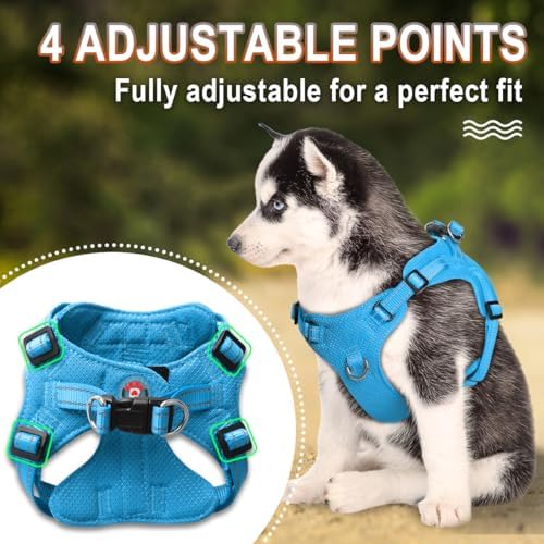 BARKBAY Dog Harness Medium Sized Dog, No Pull Puppy Harness, Step-in Dog Vest - Image 3