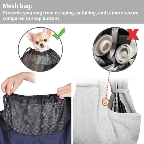 CUBY Adjustable Dog Cat Sling Carrier - Image 3
