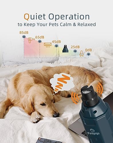 6-Speed Dog Nail Grinder& 5 Grinding Heads - Image 5