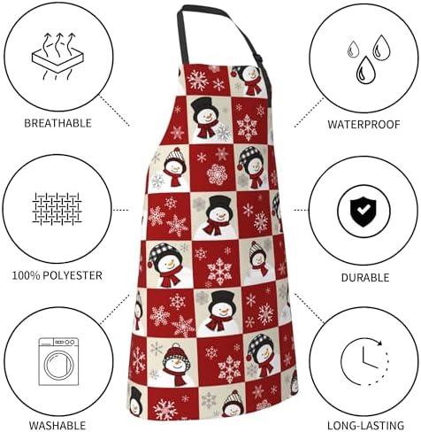 Art Apron with Pocket for Women Men - Image 3
