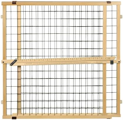 MYPET Wire Mesh Dog Gate: 29.5"-50" Wide, Pressure Mounted by NorthStatesMyPet