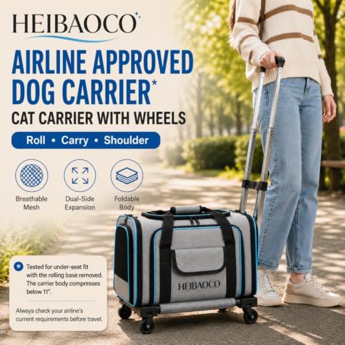 Expandable Pet Carrier with Wheels - Image 2