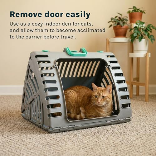 SportPet LARGE Hard-Sided Travel Cat Carrier - Image 4