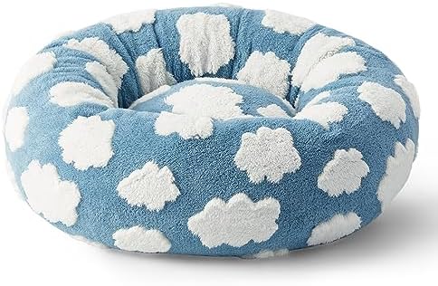 LE SURE Shown on TV Jacquard Donut Cute Cat Beds Indoor - Image 3