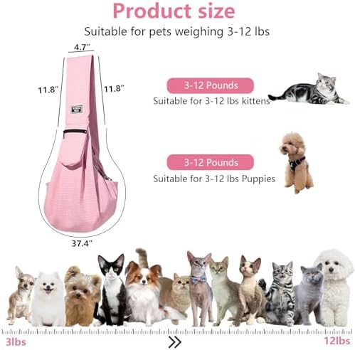 Dog Sling Water-Resistant Fabric - Image 2