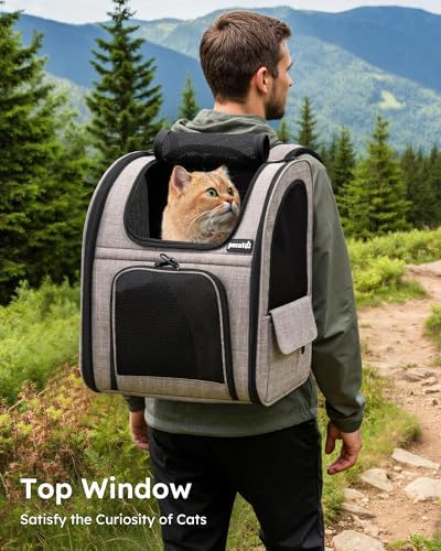 pecute Cat Backpack Expandable, Cat Backpack - Image 4