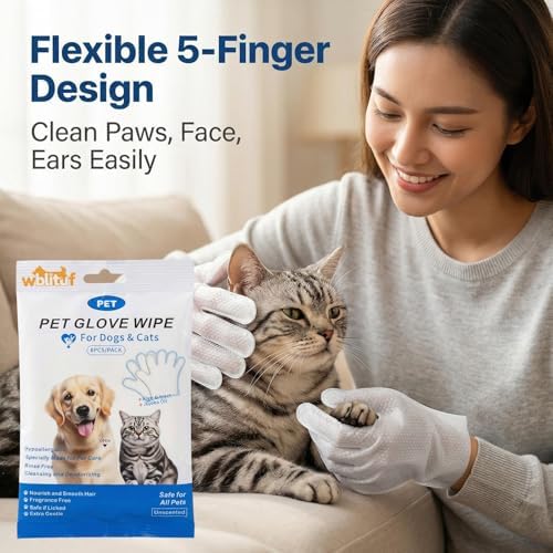 Pet Cleaning Gloves | Extra Thick Disposable Grooming Gloves - Image 5