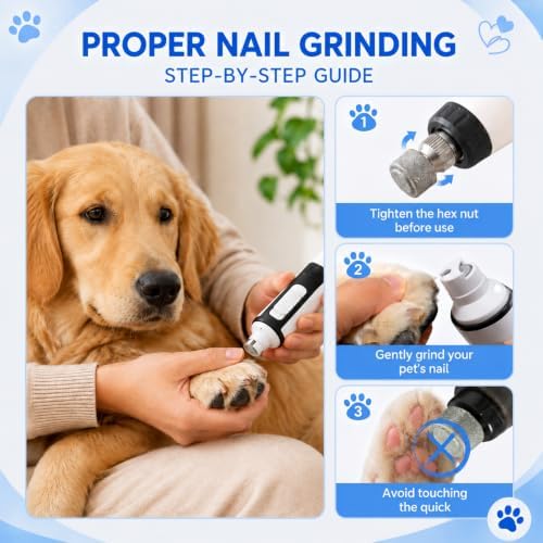 20-Pack Diamond Dog Nail Grinder Replacement Heads - Image 3