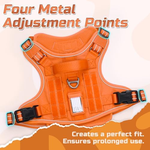 rabbitgoo Tactical Dog Harness for Small, No Pull Military Service Vest - Image 2