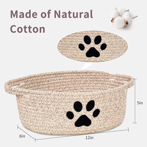 Small Woven Dog Toy Basket - Image 2