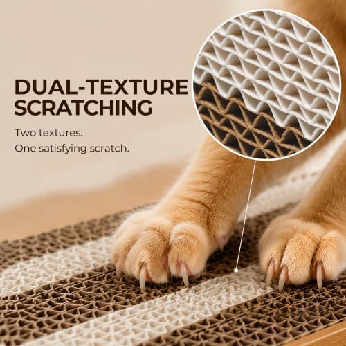 L-Shaped Cat Scratcher, 23.7-Inch 3-in-1 - Image 4