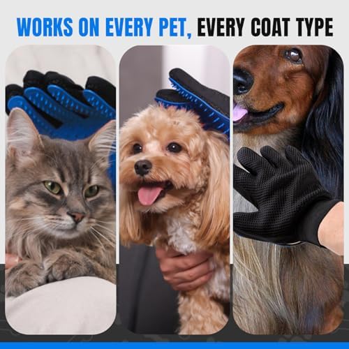 Pet Hair Removal Glove – Grooming Gloves - Image 4