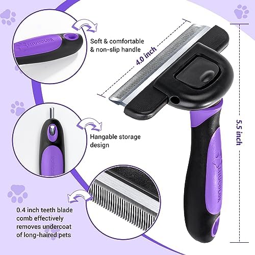 MIU COLOR Long Hair Pet Grooming Brush - Image 5