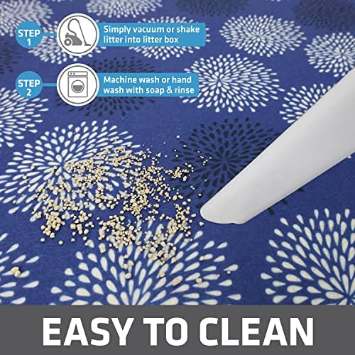 Drymate Cat Litter Box Mat, Litter Trapping Mat, Dark Blue - Image 5