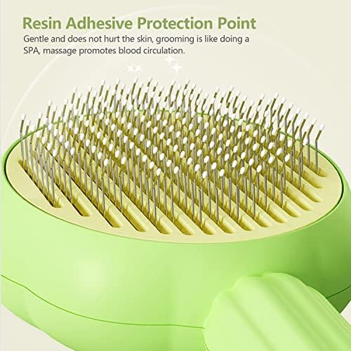 Pet Grooming Brush, Self-Cleaning Sliker Shedding Brush - Image 4