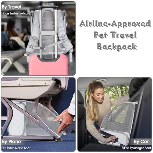 Cat Backpack Carrier, Small Dog Carrier Backpack - Image 6