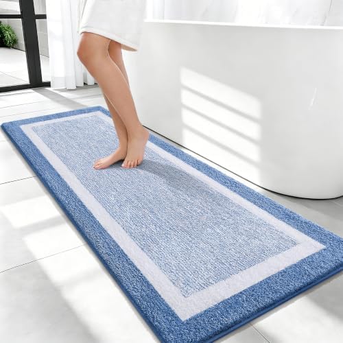 OLANLY Bathroom Runner Rugs 47x20, Long Bath Mats by OLANLY