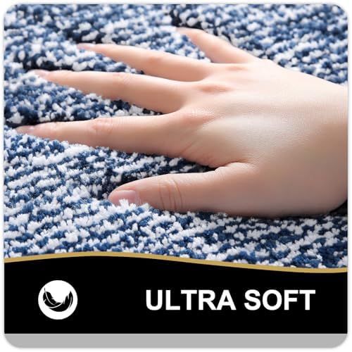 OLANLY Bathroom Runner Rugs 44x24, Long Bath Mats - Image 2