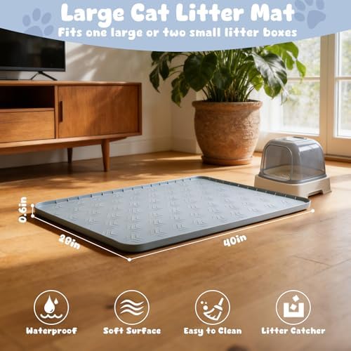 JUJOMAT Cat Litter Box Mat - Image 4