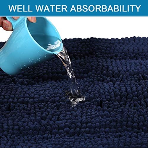H.VERSAILTEX Bathroom Rugs Bath Mat Runner Rug Non Slip Kitchen Rug Extra Long - Image 5