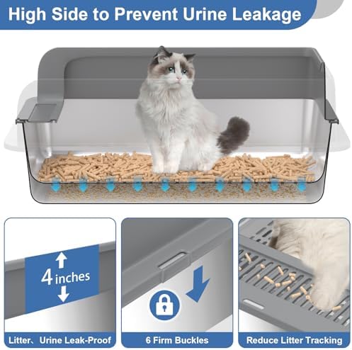 XXXL Stainless Steel Sifting Litter Box - Image 4
