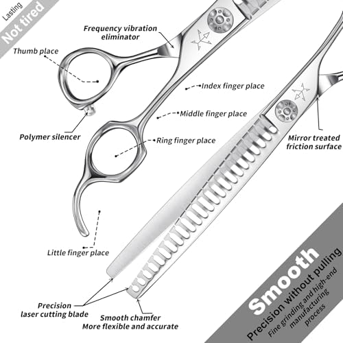 High-end Professional Dog Grooming Thinning Scissors Teeth Cutting Blending - Image 3