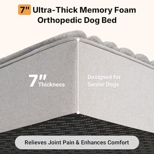Veehoo Orthopedic Dog Bed for Senior Dog - Image 2