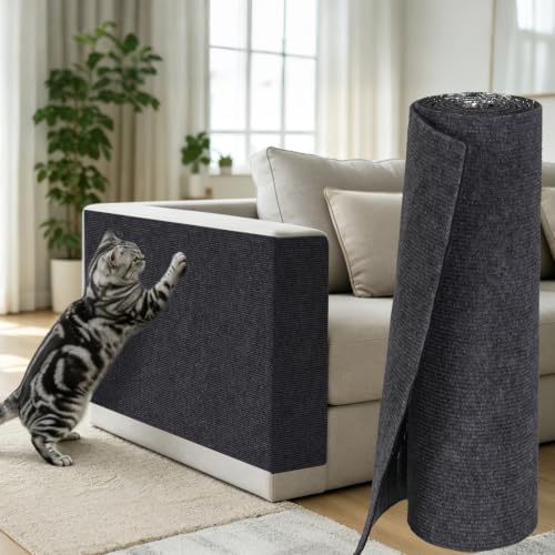 Cat Scratch Furniture Protector, Self-Adhesive Cat Couch Protector by Wegitcs