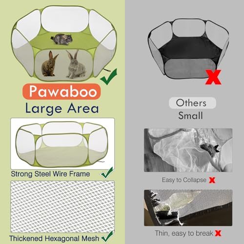 Pawaboo Small Animals Playpen - Image 3