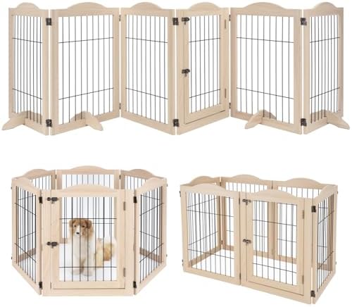 unipaws 132" Extra Wide Dog Gate and Pet Playpen by unipaws