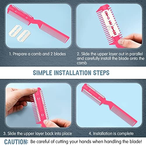 Yinkin 5 Pcs Dog Razor Comb - Image 3
