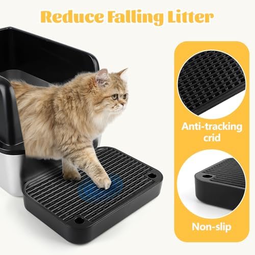 Cat Litter Box Step, Litter Box Ramp Catcher - Image 3