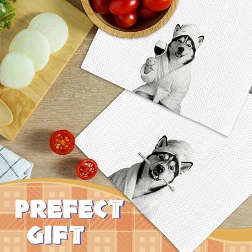 Dog Kitchen Towels Decor Set of 2 - Image 5