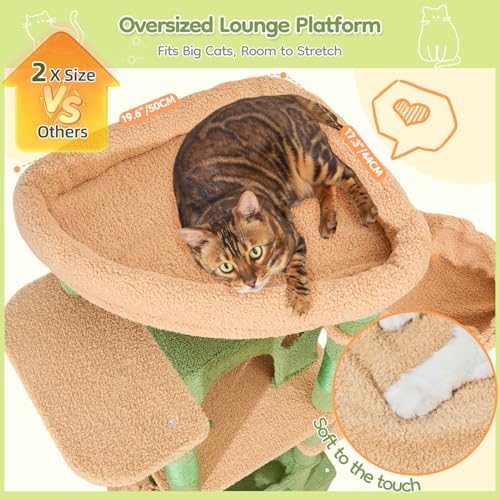 Taoqimiao 72 in Cat Tree, XXL Cat Tower - Image 3