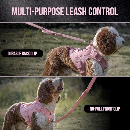OneTigris Tactical Dog Harness Vest No-Pull Service Dog Vest - Image 5