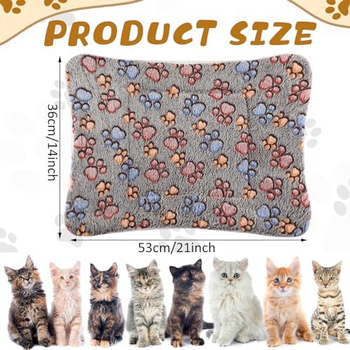 Tuanse 4 Pack Soft Pet Bed Mat Small Dog Crate Fleece - Image 2