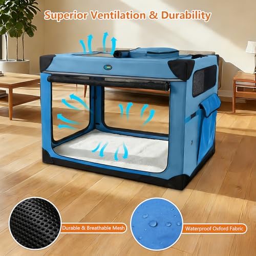 Ownpets Collapsible Travel Pet Crate - Image 7