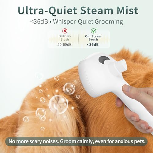 3-in-1 Self-Cleaning Shedding Steam Brush - Image 5