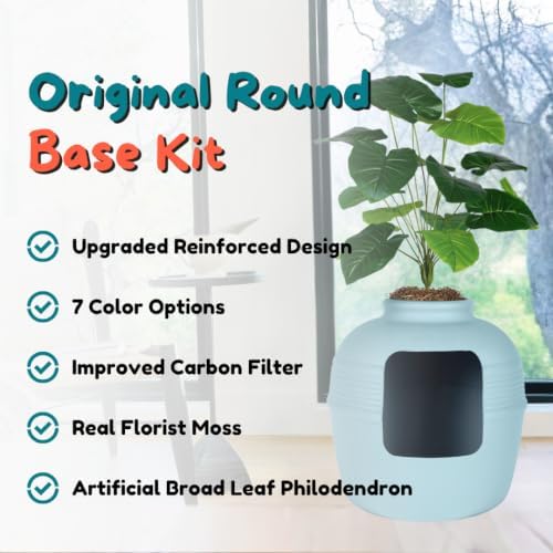 Good Pet Stuff Original Hidden Litter Box Planter, Decorative Cat Litter - Image 3